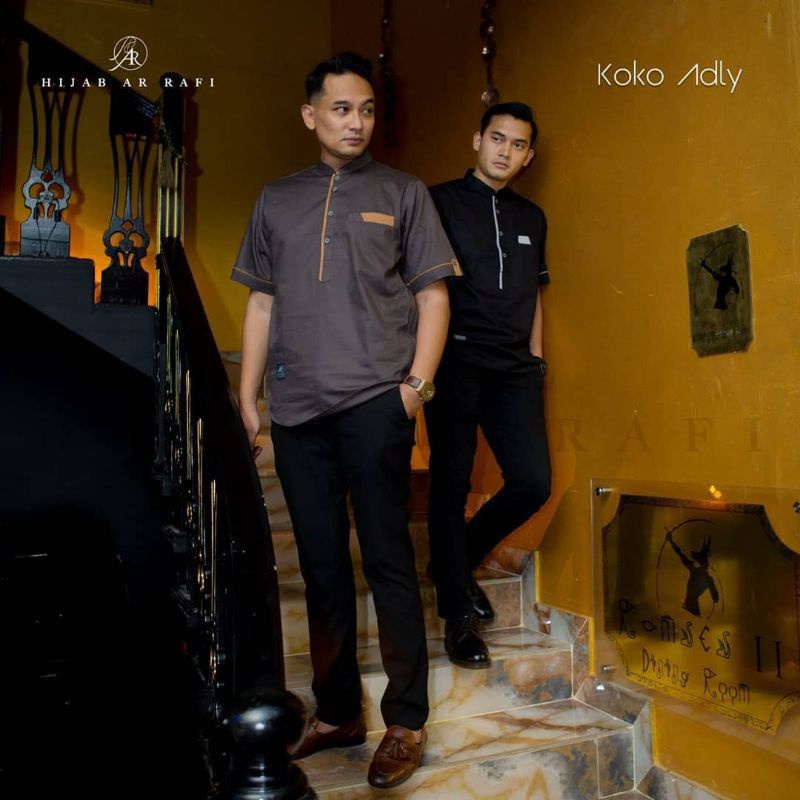 KOKO ADLY ORI ARRAFI | BAJU KOKO DEWASA LENGAN PENDEK TERLARIS