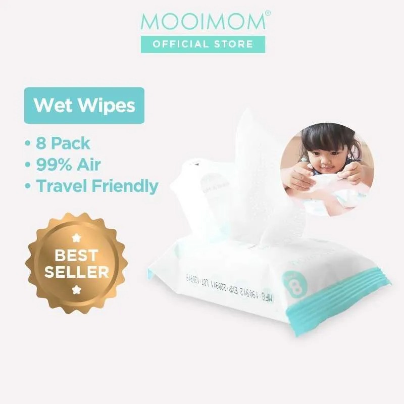 Mooimom Wet Wipes Isi 8 Pack A90316-64