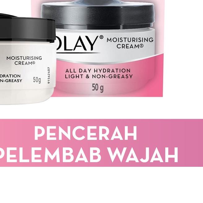 ➷ Olay Krim Pelembab Pencerah Wajah Natural White Moisturising Cream Brightening Skincare 50g ♥