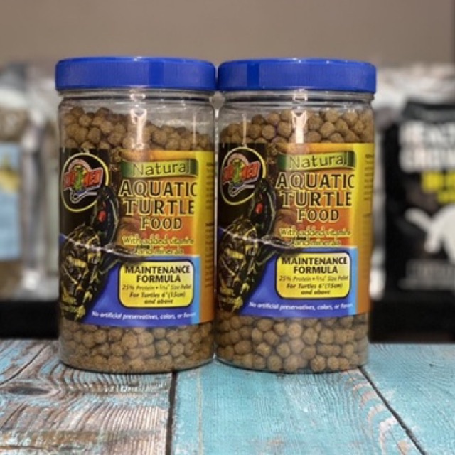 Zoomed Aquatic Turtle Food Maintenance Formula 350 Gr Makanan Kura Air