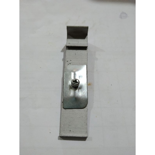 Kaki bracket rel gorden aluminium double