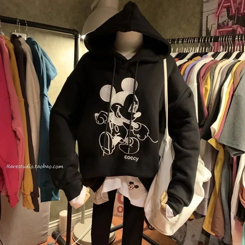 mickey mouse hoodie lucu sweatshirt sweater sweeter sweter switer suiter sweteer crewneck hoodie cre