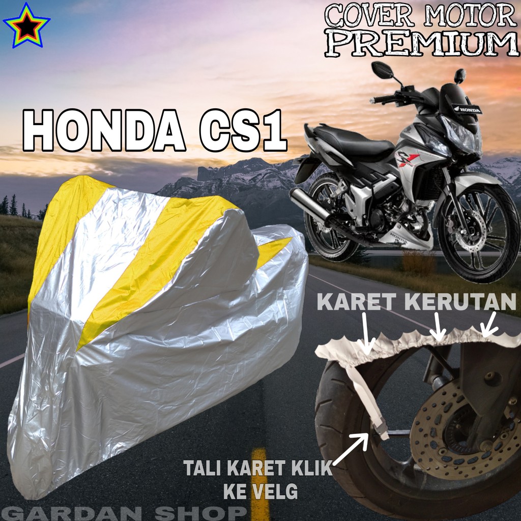 Sarung Motor HONDA CS1 Silver KUNING Body Cover Honda PREMIUM