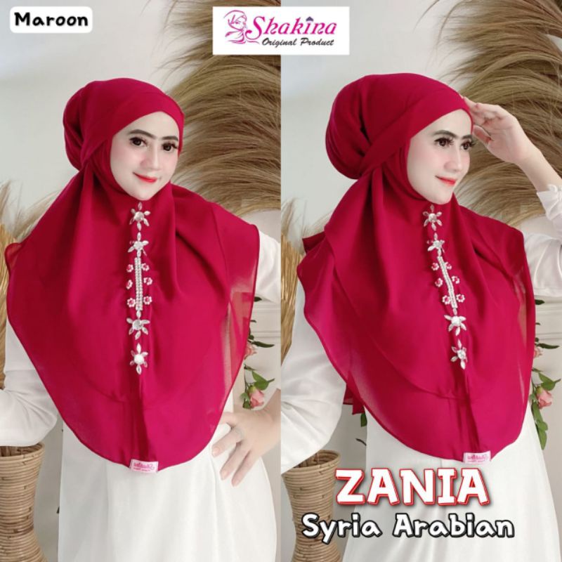 Jilbab instan Bergo Ceruti Zania Syria Arabian Ori Shakina Hijab-8