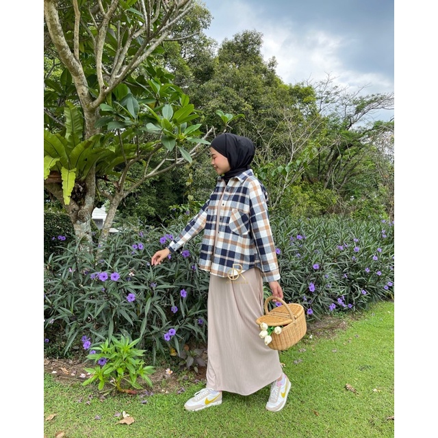 ANNA SHIRT / KEMEJA TARTAN WANITA-KRAFT SC