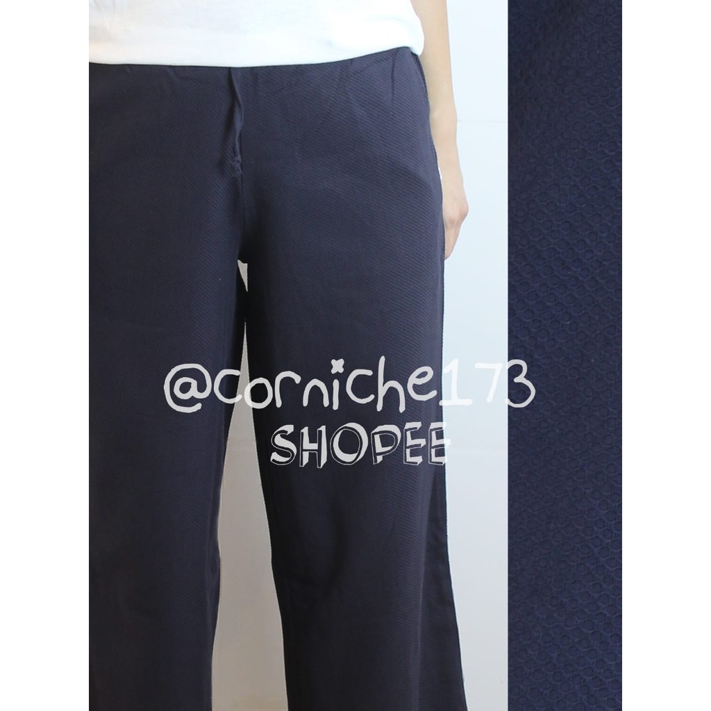 Corniche Wide Pants Blue - TH90214