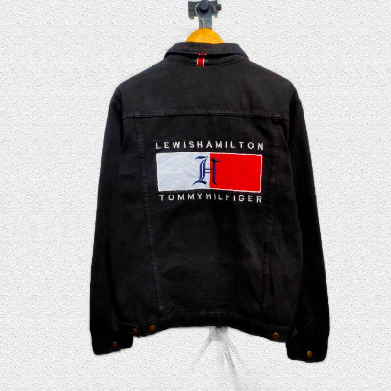 jaket trucker tommy hilfiger second preloved