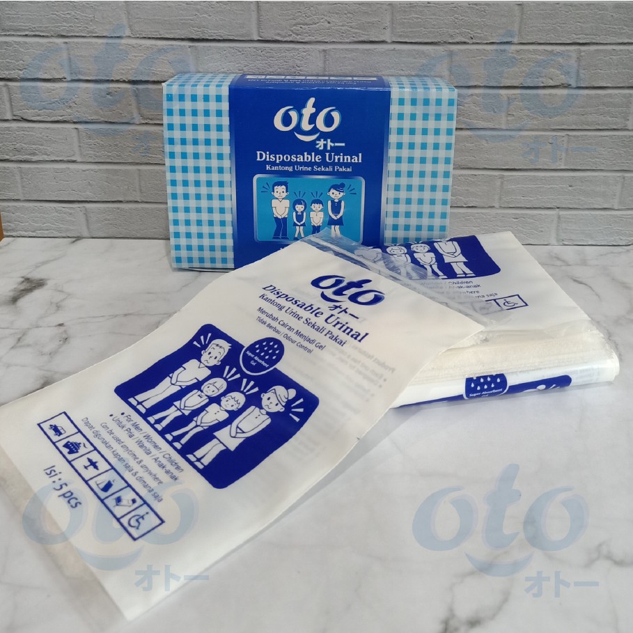 OTO Disposable  Kantong Urine Pipis sekali pakai Urinal 10x