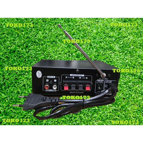 POWER AMPLIFIER BLUETOOTH FLECO BT-858B USB/SD/FM/DVD/CD/MP3 / AMPLIFIER FLECO / AMPLIFIER KARAOKE