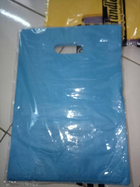 Kantong Plastik Pond Packing Shop 25x35 Oval Plong Polos Shoping Bag Plastik Pack Online 25 x 35