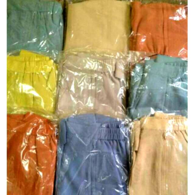 Celana kulot bahan polyester