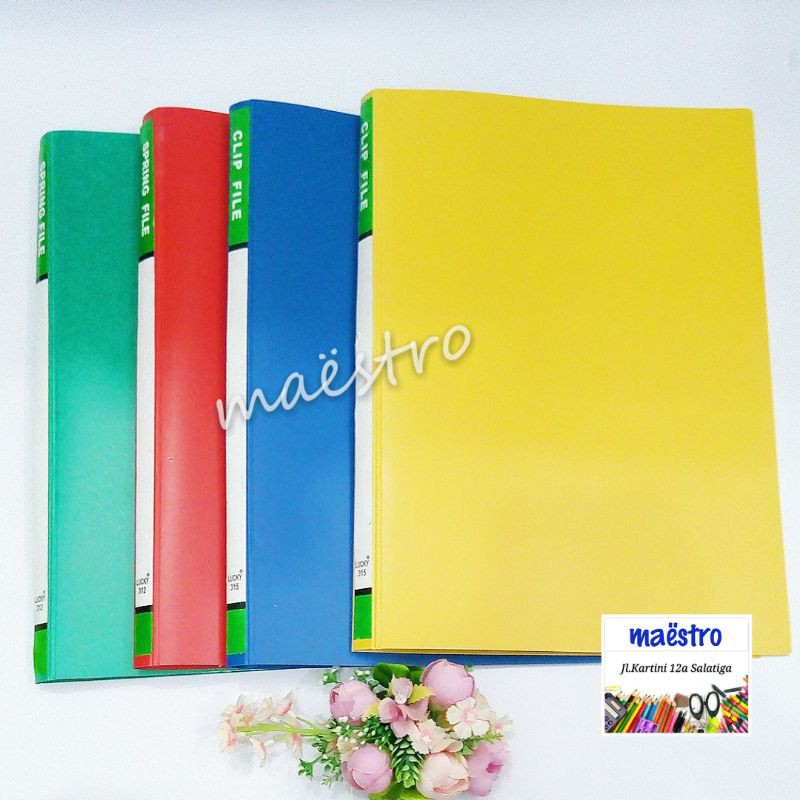 

Clip File/ Map Jepit/ Spring File/ Map Plastik F4/Folio