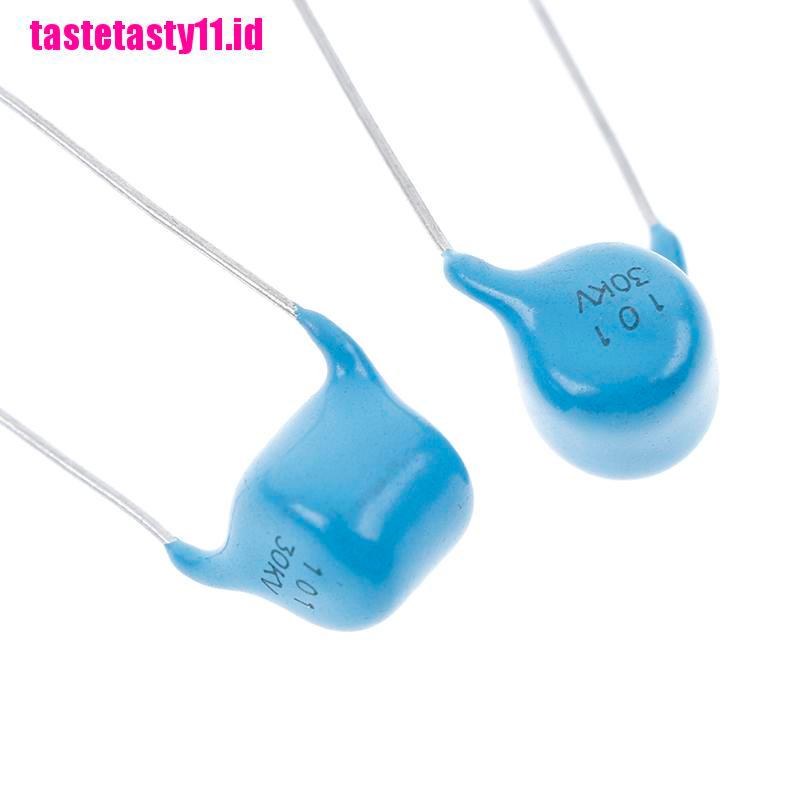 【TTID】10Pcs 30KV 100P 100PF 101 high voltage ceramic capacitor 30KV 101K