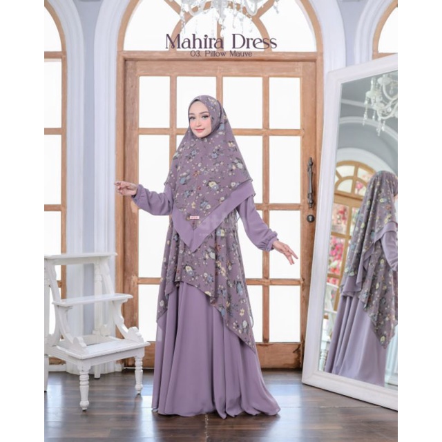 Open PO Mahira Dress Set By Attin (Gamis Syari wanita Muslim)