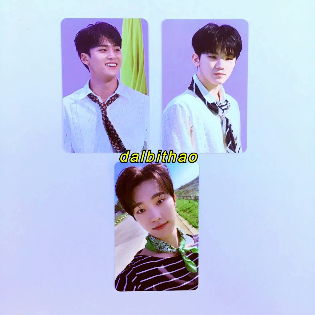seventeen woozi mingyu dino henggarae photocard