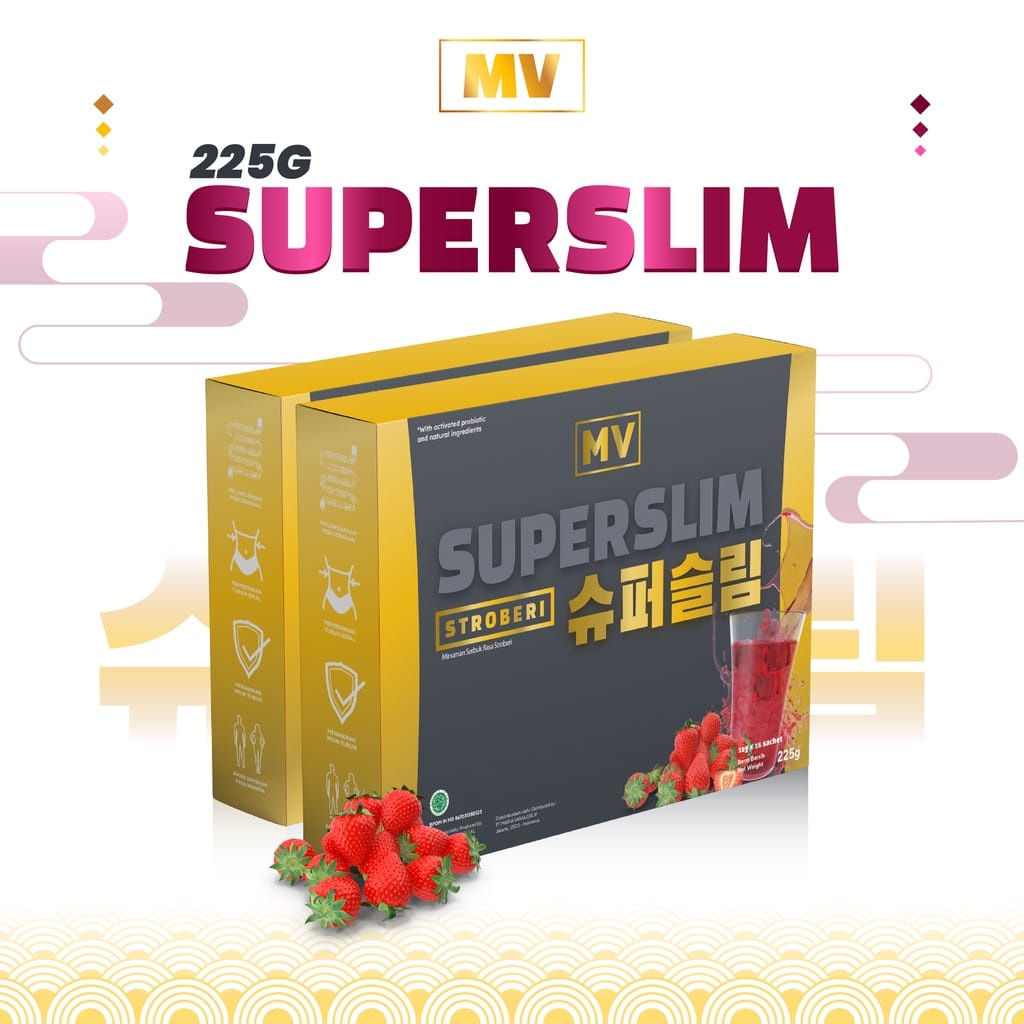 MVSUPERSLIM 1 Sachet / Satu kali Pakai MV SUPER SLIM MVSUPER SLIM Fiber Drink By Maria Vania