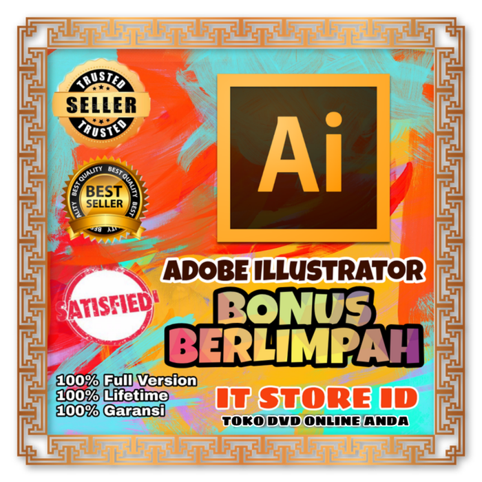 Dvd Adobe Illustrator Cc 2019 Bisa Install Di Banyak Pc Shopee Indonesia