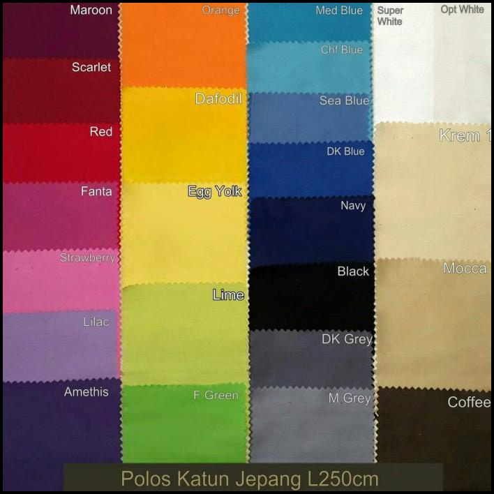 Sprei Katun Jepang Polos Uk.90X200 Sd 120X200