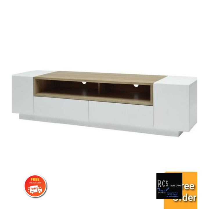 Meja tv putih minimalis 140 cm