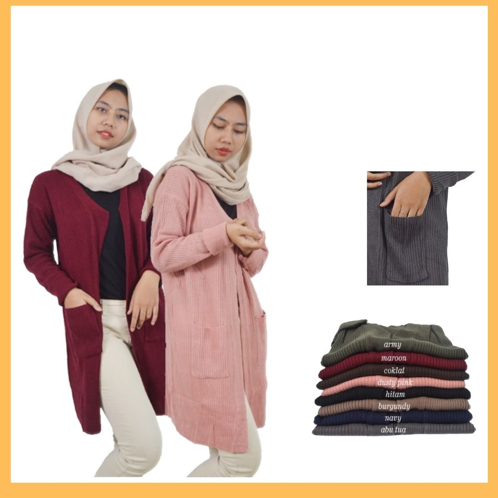 BELLE CARDIGAN OVERSIZE / LONG CARDY / CARDIGAN BELLE MURAH MERIAH / KARDIGAN OVERSIZE / LONG CARDY RAJUT / UPTODATE LONG KNIT / CARDY RAJUT