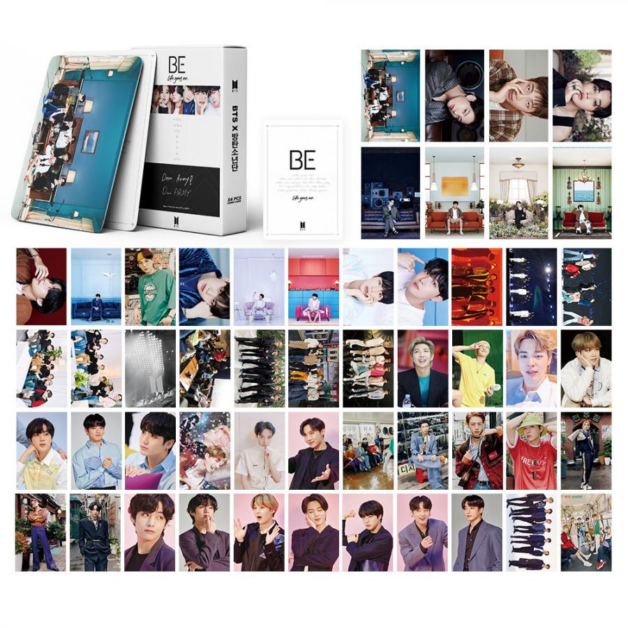 54pcs / box Kartu Foto Lomo BTS Jungkook