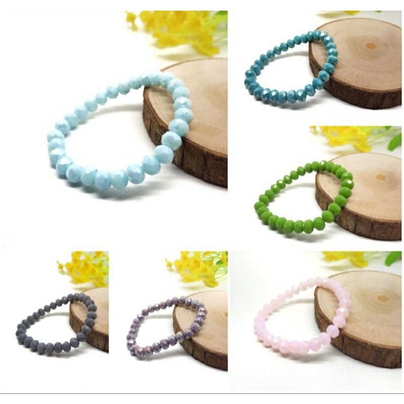 GELANG BATU KRYSTAL CEKO 8MM UNTUK WANITA