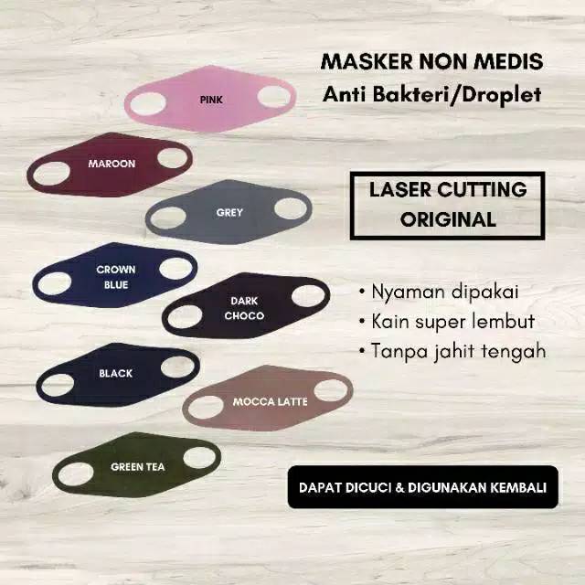 Fourfashion MASKER SKUBA TANPA JAHITAN SCUBA