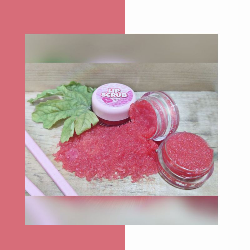 LIP SCRUB ORGANIK / LIP SCRUB NOBEE UNTUK BIBIR HALUS CERAH DAN MENGANGKAT KULIT MATI