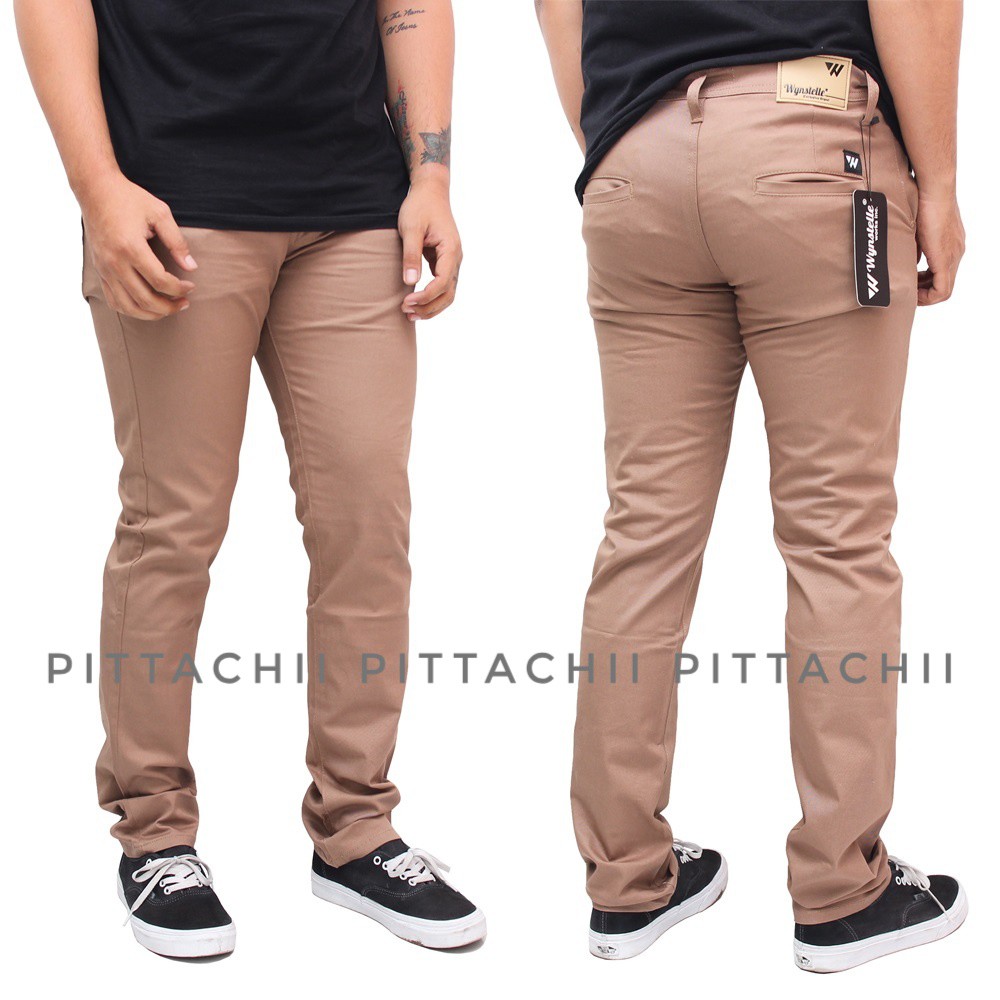 PITTACHII Celana  chino  pria original Shopee  Indonesia