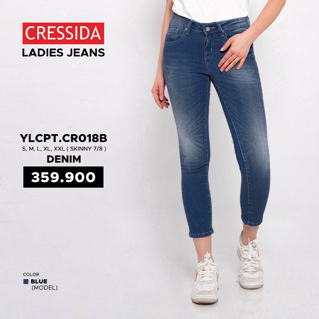 Celana Jeans Cewek 7/8 Cressida Original- YLCPT.CR018B