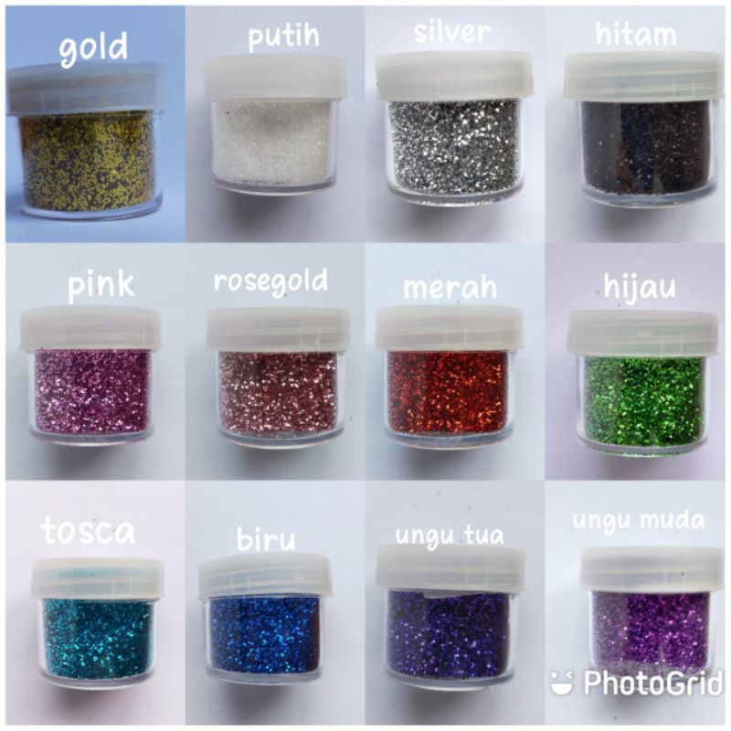 

Glitter Murah Ukuran 10CC