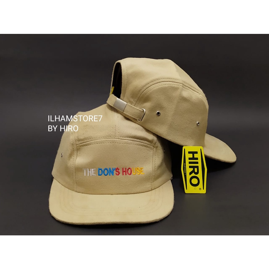 Topi Snapback Bordir THE DON'S HOUSE Lima Panel New Model/Topi Hip-Hop Keren/Topi Distro Terlaris