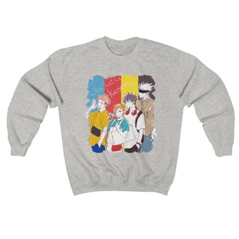 Crewneck Jujutsu Kaisen Art Anime Manga Jujutsu Kaisen