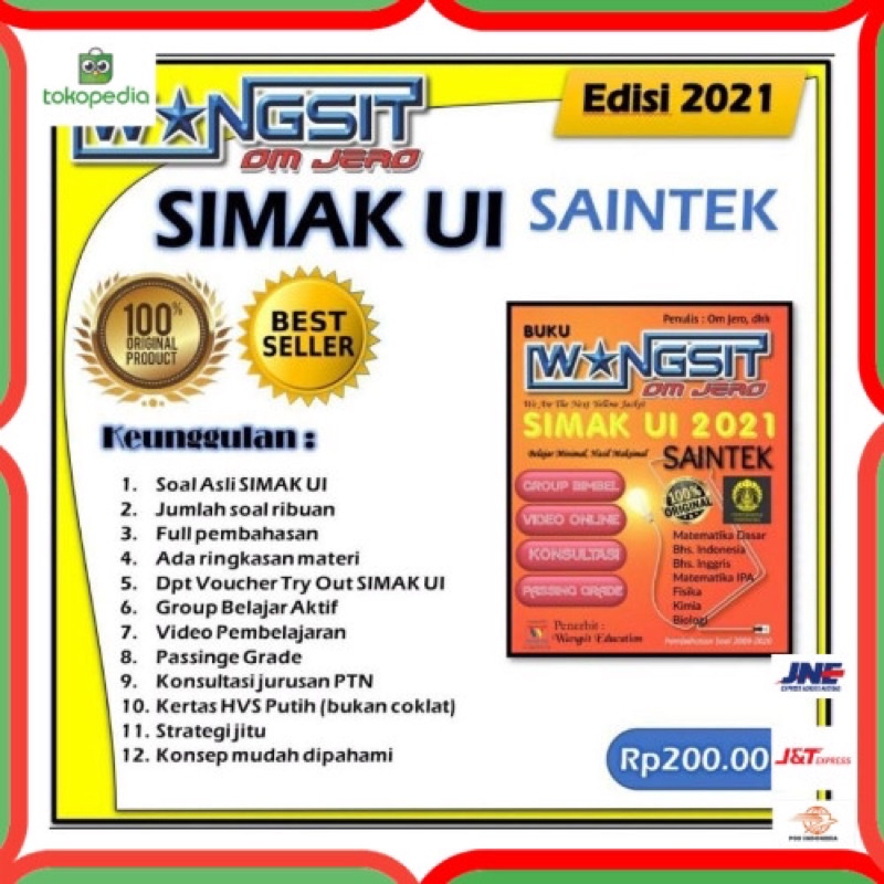 

Buku Wangsit Saintek 2021 NEW