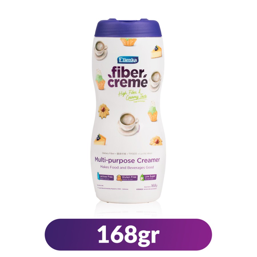 

ELLENKA Fiber Creme 168g - Krimer Serbaguna Kemasan Botol