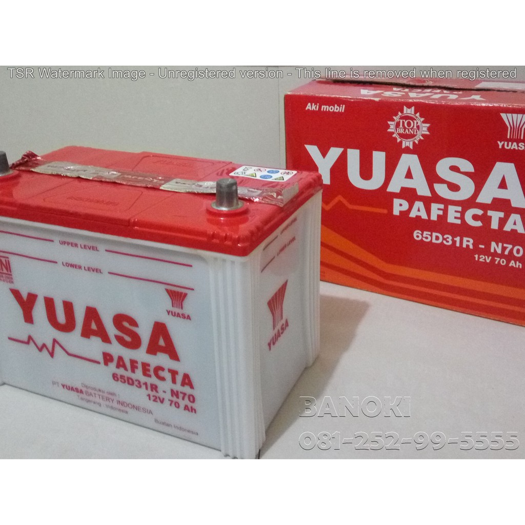 Aki mobil Yuasa N70