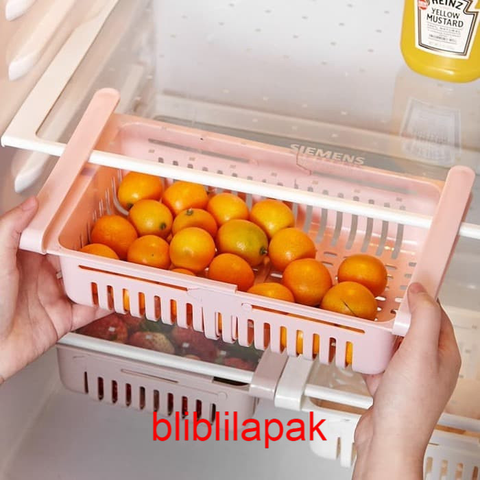 [ RAK TARIK KULKAS ] LACI Kulkas Kotak Penyimpanan Makanan