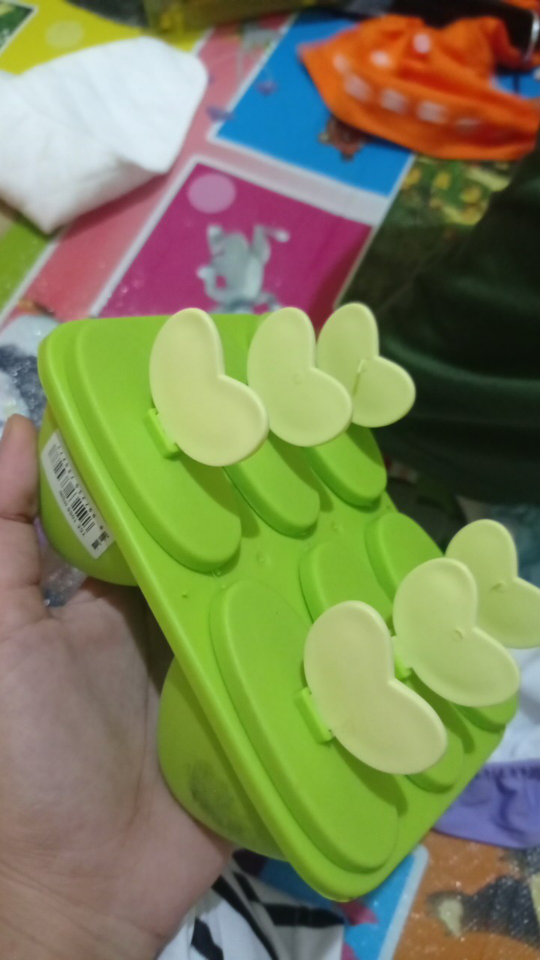 Cetakan Es Cream Hati  Isi 6bj