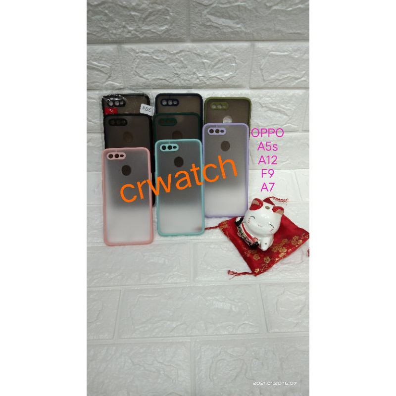 GROSIR CASE MY CHOICE+RING CAMERA OPPO A12 BUMPER CASE CANDY HARDCASE CASING HP OPPO A12 CASE DOVE