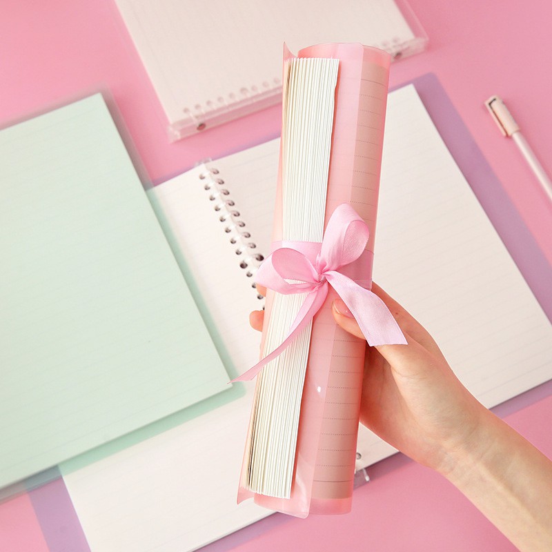 

Claire Plain Color Slim File Binder A5 Eym House