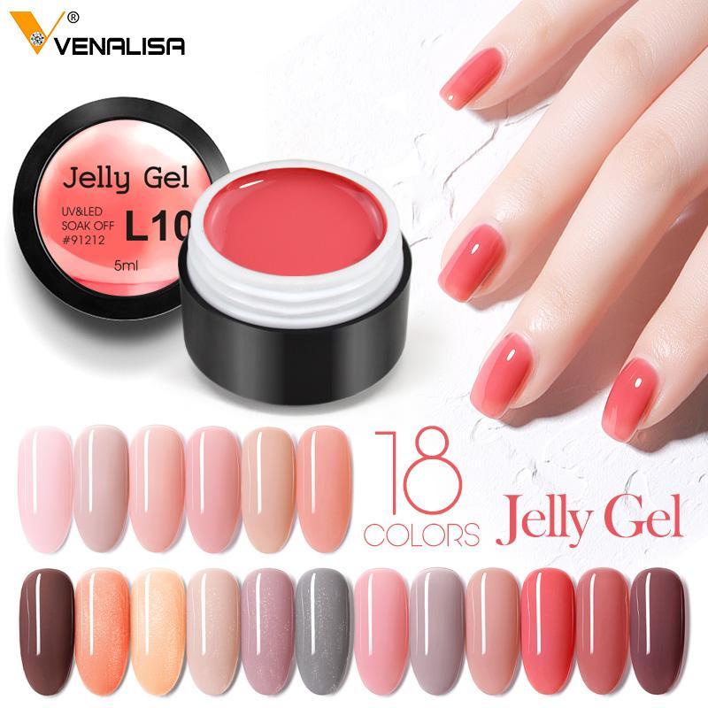 Venalisa Transparent color Gel/ Venalisa Jelly Gel Nail Polish 5ml Venalisa NEW/ Kutek UV Gel Venalisa / Kutek Gel Polish