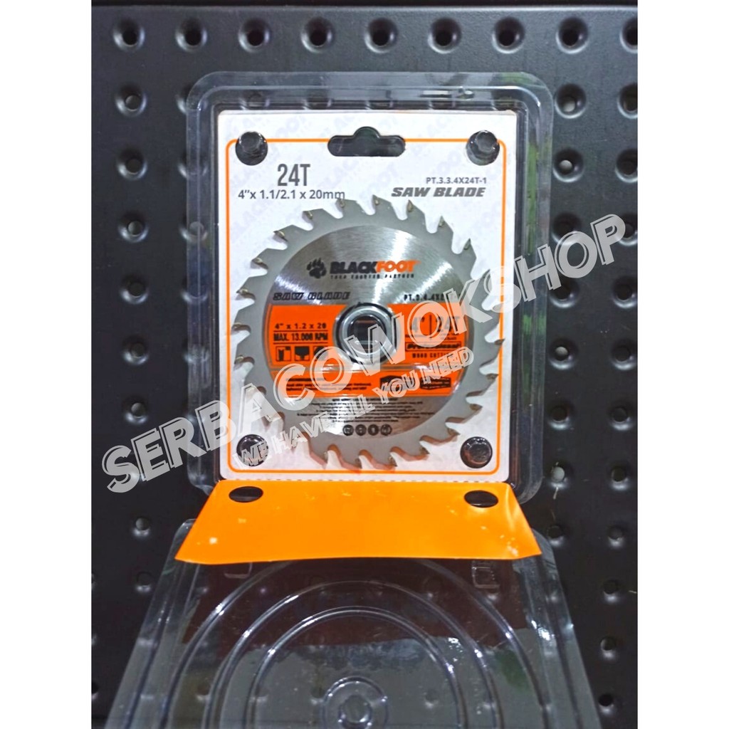 Blackfoot Saw Blade 4&quot; Inch 24 T Wood Cutter Tajam Carbide HSS Blade Termurah Berkualitas