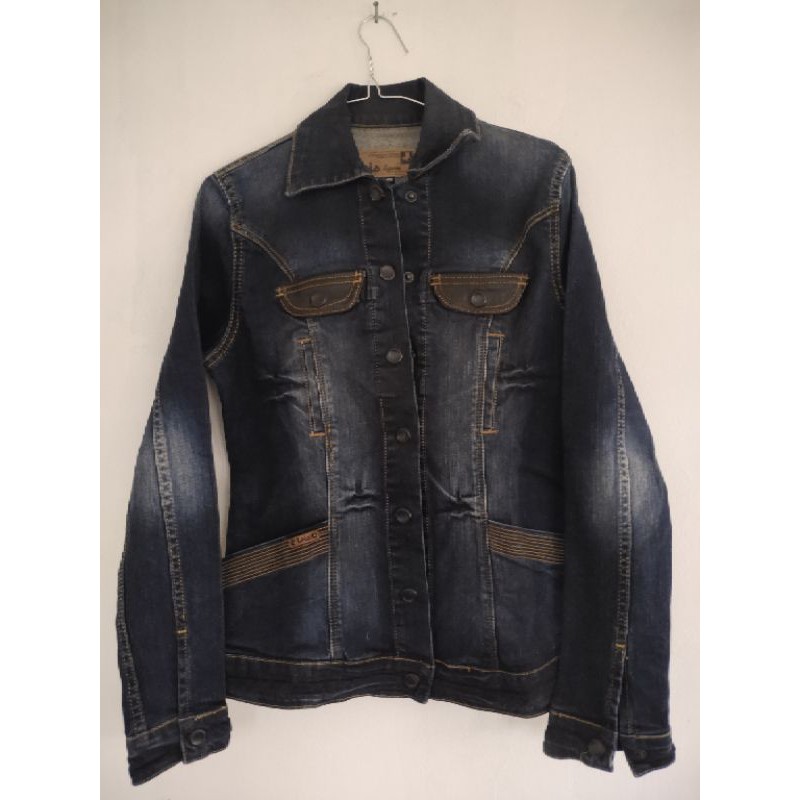 Preloved Jaket Jeans Merk Lois
