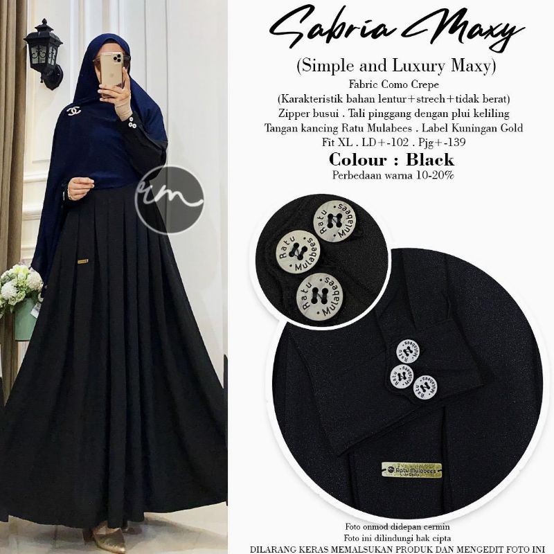 Abaya Nada & Sabria Maxy - Original Ratu Mulabees