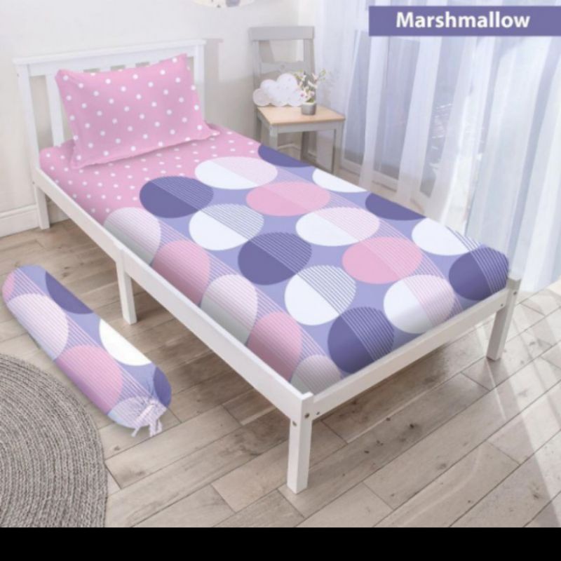 SPREI SMALL SINGLE VITO MARSHMALLOW 100x200 cm - SPREI NO.4