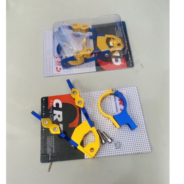 cleman clem v breket selang rem TWO TONE depan universal