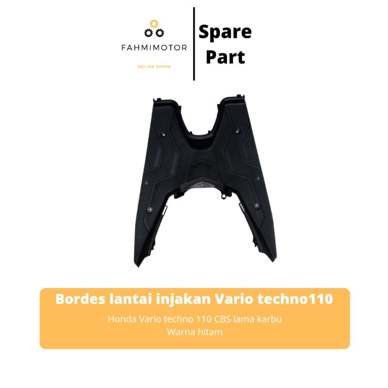 step bordes lantai pijakan kaki motor vario techno 110 CBS lama karbu