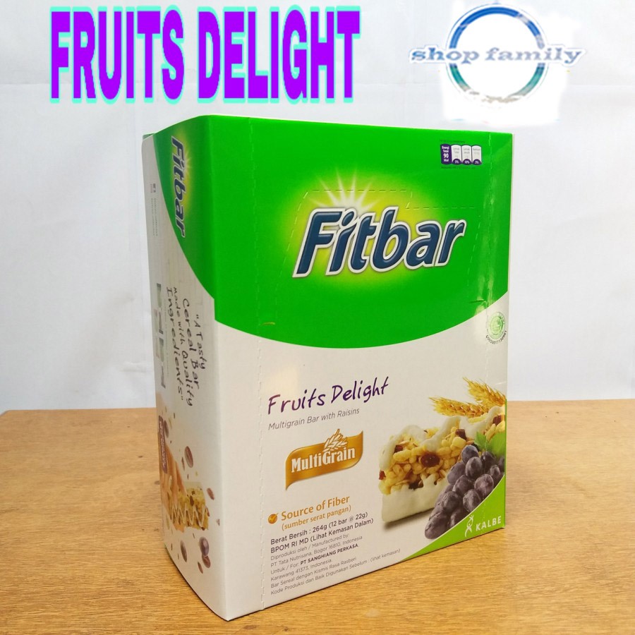 

FITBAR FRUITS 22gr 1 BOX ISI 5 PCS