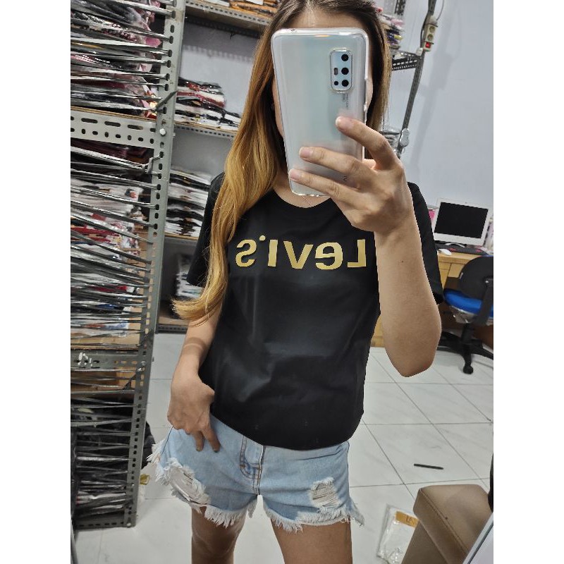 KAOS KATUN WANITA / ATASAN BAJU WANITA / KAOS LUCU / KAOS UNISEX - LEVIS TIMBUL