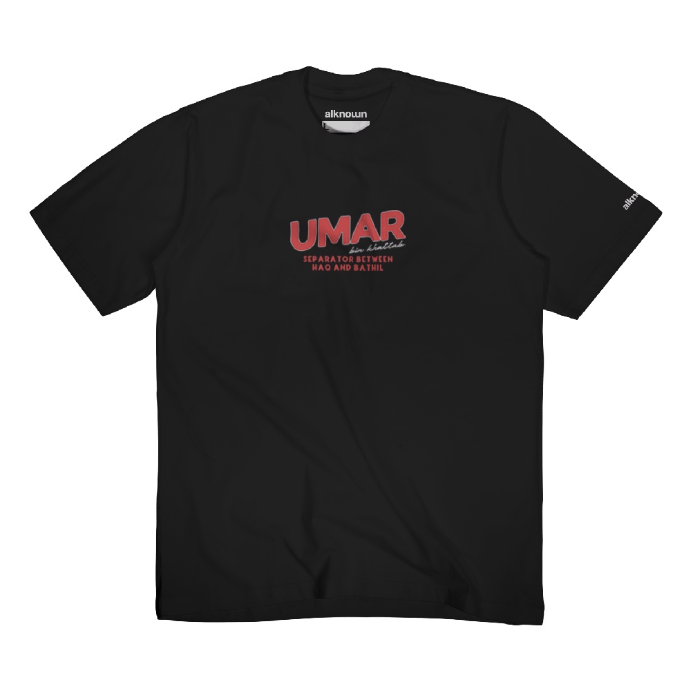 alknown Umar Bin Khattab 2nd Caliph (Separator) - T-shirt / Kaos Dakwah-1
